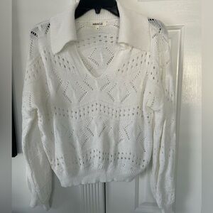 Women's White Sweater